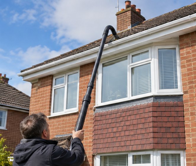 Gutter Cleaning on a UK home - photo 5