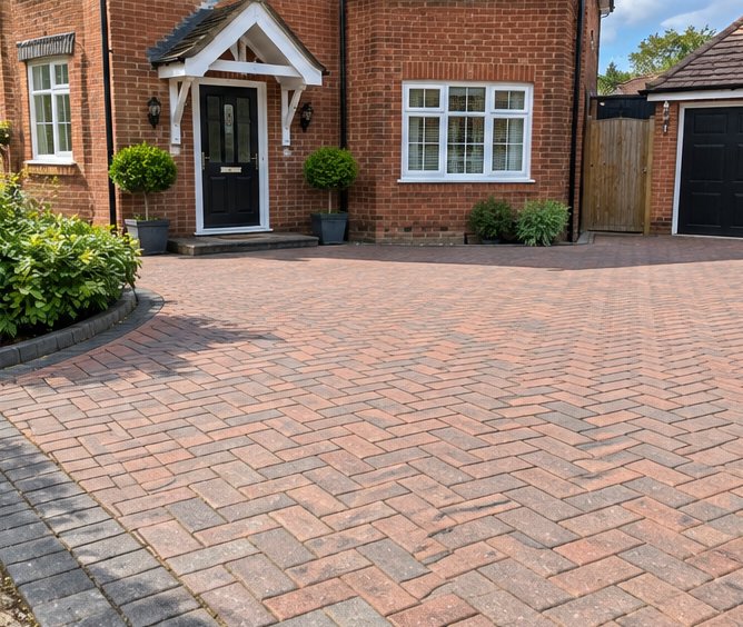 Patio & Driveway Cleaning on a UK home